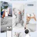 ARENTI Baby Monitor, 2K/3MP WiFi 6 Camera and Audio, 5-inch Wireless Screen, Smartphone App, Super Night Vision, Crying Detection, Auto Tracking, Temp&Humidity Sensor, Cloud&SD Card Storage (D3 Kit)