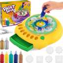 Spin Art Machine for Kids - Paint Spinner Art Craft Kit with 36 Artboards & 7 Colors - Arts and Crafts Painting Set for Boys Girls Ages 4-12, Birthday Easter Gifts for 6 7 8 9 10 Year OldGreen