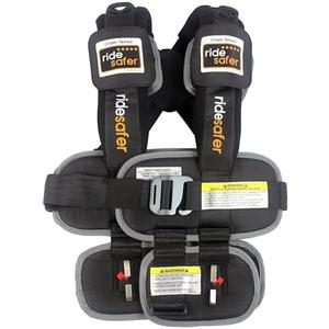 RideSafer - Large Black, Lightweight, Compact, Portable Car Seat - Perfect for Travel and Everyday Child Safety