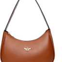 BAIKELI Crescent Shoulder Bags for Women Small Shoulder Purse Handbag Retro Classic Clutch Hobo Tote Bag Underarm Purse | Small, Shoulder Purse, Retro, Classic, Underarm Purse (G Dark Brown)