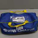 Snow Tire Chains for Car SUV Pickup Trucks, Universal Car Snow Chains, Snow Traction for Tires, Fit for Tire Width 195 205 215 220 225 235 240 245 255 265 (Large)