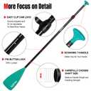 WONITAGO Kid SUP Paddleboard Paddle Adjustable Stand Up Paddle Board Paddle