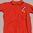 Disney Mickey Mouse Boys Short Sleeve Polo Shirt for Toddler and Big Kids (Red, 6)