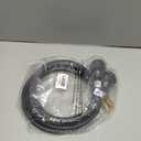 GGC 4 Feet RV Propane Pigtail Hose QCC1 Connector with Acme and a 1/4'' Inverted Male Flare (2PCS)