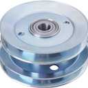 AM133924 Double Deck Drive Belt Tightener Pulley Replaces AM127594 AM125668 Compatible with LT170 LX255 LX266 LX277 LX280 LX289 GX255 GX325 GX335 GX345 GX355, with 48" 54" Decks