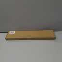 Acrylic Gaming Keyboard Wrist Rest, Clear Ergonomic Palm Rest with Anti-Slip Base, Customized Metal CNC Aluminum Alloy Logo for Computer Keyboard, Office, PC Gaming, Laptop, Mac, Easy Typing-Purple