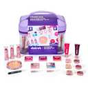 Claire's Ultimate Makeup Kit, 18-Piece Real Cosmetic Set, Makeup for Kids 8-12, Girl Toys & Beauty Activity Gift with Lip Gloss, Lipstick, Eyeshadow, Eyeliner, Blush, Highlighter & Carry Case