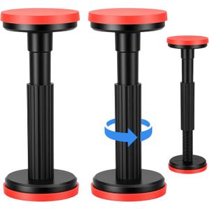 2PCS Adjustable Telescopic Support Poles Cabinet Brackets Supports up to 440 lbs Bracket Dust Barrier Poles 7"-17.7" Heavy-Duty Nylon Undermount Sink Rods for Bathroom Vanity Furniture Sofa