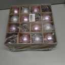 Christmas Ball Hanging decorations2.36 inch, 32 Pieces of shatterproof Christmas Tree Decoration Balls Set, Suitable for Party Floral Christmas Tree Decoration (2.36 inches 32 Balls)