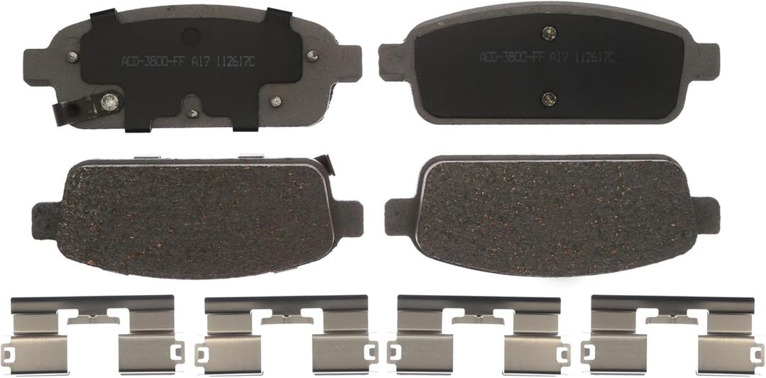 ACDelco Silver 14D1468CHF1 (19386949) Ceramic Rear Disc Brake Pad Set