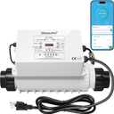 WiFi Salt Chlorine Generator - Westaho Salt Chlorination System with APP Remote Control, USA Titanium Cell, Designed for In-Ground Pools Up to 40,000 Gallons, Smart Monitoring & Real-Time Alerts