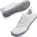 Barefoot Shoes Women Men Minimalist Shoe Wide Toe Box Zero Drop (White)