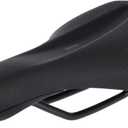 Selle Royal Vivo Ergo Reflective Athletic,Bike seat with Extra Visibility to Feel Safe in The Dark, Black, One Size