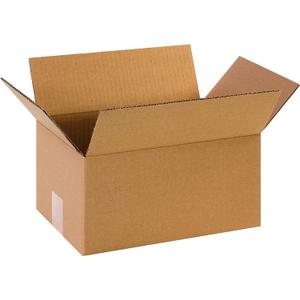 BOX USA Shipping Boxes Small 12"L x 8"W x 6"H 100-Pack, Corrugated Box for Shipping, Moving, Mailing, Packing, Packaging and Storage