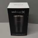 X Heated Coffee Mug 19 oz., 8 Hour Battery Life, Self-Heating, Adjustable Temp Controlled, LCD Screen, One Button Temperature Adjustment, Includes Cover with Magnetic Slider (Black) (Black)