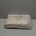 JOLLYVOGUE King Size Comforter Set, Soft Reversible Bedding for All Seasons, 3 Pieces Down Alternative Bed Set Includes 1 Lightweight Comforter (104"x90") and 2 Pillow Shams (20"x36"), Beige & Ivory