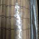 UNISHADES Cordless Bamboo Roman Shades for Windows, Blinds Size (31.5" W 64" H) Colour (Highfield Teak)