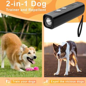 Anti Barking Device for Dogs - Dog Bark Deterrent Devices for Stopping Bad Dog Behavior - Ultrasonic Dog Bark Deterrent, Refuse to Shout and Slap - Best Anti Barking Device Rechargeable (Black)