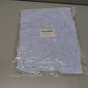 MAKABO Womens Summer Tops Dressy Casual Blouse Top Ruffled Short Sleeve Button Down Striped Shirt (Blue, M)