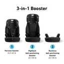 Graco® Tranzitions 3-in-1 Harness Booster Car Seat, Forward Facing Car Seat, Highback, to Backless Booster, Eloise MFD: 2/23/2026