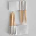 3 x [100 Pack] Blank Toothpick Flags, Cheese Markers for Charcuterie Board Food Label Cupcake Toppers Pick Cocktail Picks for Appetizers, Party Buffet, Cupcake, Food, Fruit, Party Decoration