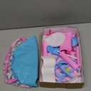 Glam Deluxe Doll Pool Playset with 7 Pcs Accessories, Fits 12 Inch Dolls, Kids Gifts for 3 to 8 Year Olds Girls, Bath Toys for Toddlers, Birthday & Xmas Gift for Girls & Kids Aged 3+