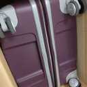 Samsonite Freeform Medium Luggage with Dual 360 Spinner Wheels - Checked Suitcase - TSA Lock, Airline-Approved - Lightweight Durable Polypropylene Expandable Hardshell - Amethyst Purple