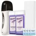 Wax Roller Kit for Hair Removal Lavender Roll on Wax Kit for Women Men Professional Soft Wax for Leg Arms Back & Armpit (3.53 Ounce (Pack of 2))