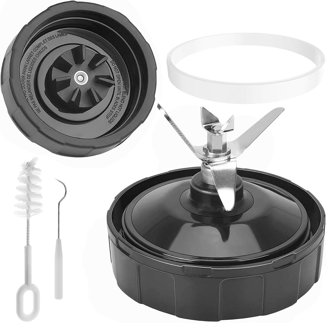 7 Fins Blender Blade Compatible with Ninja BN401 BN751 BN801 BL480-30, Ninja Blender Replacement Parts for Auto iQ BL682-30 BL642-30 BL687CO-30 BL482-30 Extractor Blade Assembly