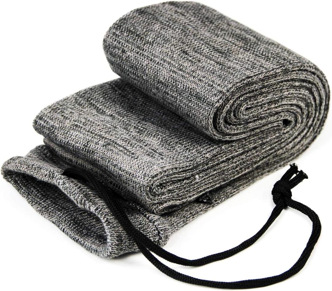 GUGULUZA Archery Bow Case 68'' Length Soft Silicone Treated Traditional Bows Sock Long Recurve Sack Cover