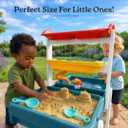 Little Acorn, Water Table for Toddlers 1-3 | Outdoor Toys for Toddlers 1-3 | Sensory Sand & Water Play Table for Kids Boys & Girls