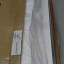 LOAAO 24X32 Inch Bathroom Mirror with Wood Grain Colored Metal Frame, Rounded Rectangle Metal Framed Bathroom Mirror, Anti-Rust, Hangs Horizontally or Vertically