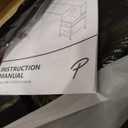 PRAISUN 66" L Shaped Gaming Desk with LED Lights & Power Outlets, Computer Desk with Fabric Drawers and Print Stand, Corner Office Desk, Monitor Stand, Mesh CPU Stand, Grey