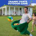 Granny Pants Yard Game Sets,4PCS Granny Pants Family Party Outdoor Games with Bouncy Balls for Adults and Kids,The Family Reunion Ultimate Backyard Party Games