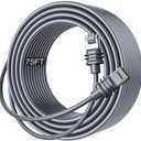 Starlink Ethernet Cable for Gen 3/Starlink Mini, Replacement Standard V3 Waterproof Cat 6 Cable, Starlink Internet Kit Satellite Network Cable for Starlink Gen 3/Starlink Mini, Gray (23M/75FT)