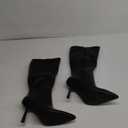 CELLENZ Women Knee High Boots: Wide Calf Boots for Women - Tall Boot Sexy Heels - Black Leather Heeled Fall Boot, Size 8