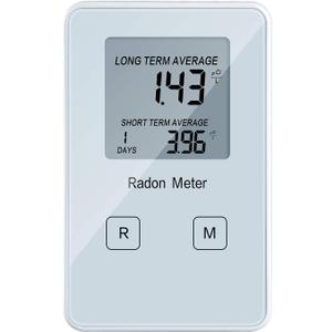 Funny Kitchen Home Radon Detector,Portable Radon Meter,Long and Short Term Monitor,Rechargeable Battery-Powered,Radon Test Kit