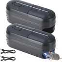 Upgraded Electric Mice Traps Mouse Trap Zapper, No-Touch Electric Rat Trap Shock Indoor for Home with High Voltage, Reusable Electronic Mouse Rodent Traps for Attic, Apartment, Garage(2Pack)