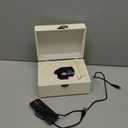 Rechargeable Leather CD Player with Speakers, Bluetooth Transmitter, Festival Gift, BGM Player for Home Decor., white