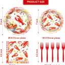 Seafood Boil Party Supplies Shrimp Boil Party Tableware Set
