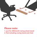 XRhinorth Racing Wheel Stand Part 1pc Chair Link Double Wheel Fixation（just racing wheel stand）