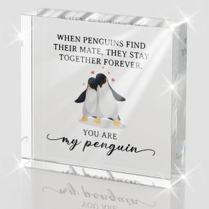 Gifts for Him Her Boyfriend Girlfriend, Wedding Gifts for Couple, Birthday Gift for Wife Husband Couple, Wedding Gift, Valentines Day, Christmas 4 x 4 inchesAcrylic 2423
