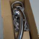 Marbrasse 3-Settings Handheld High Pressure Showerhead with ON/Off Full Shutoff Push Button,Water-saving Camping Shower with Adjustable Angle(Vacuum Suction Shower Head Holder+5 Feet Shower Hose)