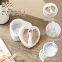 Angel Gifts for Women, Angel Figurines Small Keepsake Box - Bless You Guardian Angel Memorial Gift for Loss of Dad Mom Grandparent - Rosary Box Thanksgiving Christmas Home Decor