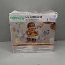 Ingenuity My Bath Seat for Sit-Up Baby Bathing, Sure & Secure Suction Cups, ASTM Safety Tested & Approved, Backrest for Assisted Sitting, Easy Setup & Storage, Gray