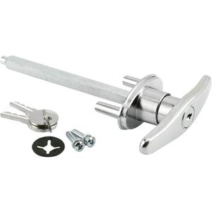 Prime-Line GD 52169 Keyed T-Handle, 5/16 In. x 4-5/8 In. Square Shaft, Diecast Construction, Chrome