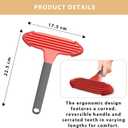 Pet Hair Removal Tool for Dog and Cat,Pet Hair Remover Removes Fur and Lint from Couch,Carpet,Cat Tree Tower Bed,Car Interiors,Rug,Mat,Coat,and Various Furniture,Silicone Material,Reusable (1 Pack)