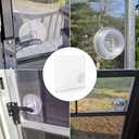 Dyno Racing Replacement RV Screen Door Slider Panel Plastic with Push-Down Knob OpenerClear239061