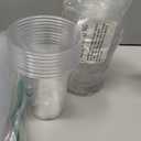 16 oz Clear Plastic Cups with Lids, 100 Sets Disposable Iced Coffee Cups with Strawless Sip Lids, BPA-Free PET Cold Cups for Smoothies, Juice, Milkshakes, To Go Drinks, Parties and Events