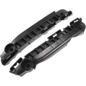 Bumper Support Bracket, Left and Right Side Front Bumper Retainer Bracket Hold Mount No.525360D040/525350D040 for Toyota Yaris 2006-2009 ABS Plastic Black, 1 Pair